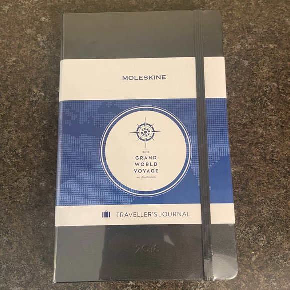 Moleskine 2018 Grand World Voyage Traveler's Journal-Notebook- 240 Pages-New - Picture 2 of 7